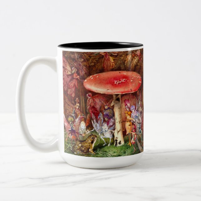 Caneca De Café Em Dois Tons O intruso John Anster Fitzgerald (Esquerda)