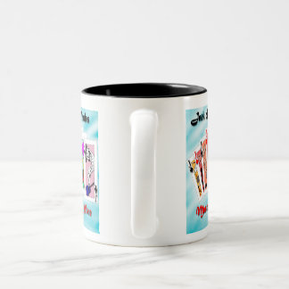 Caneca De Café Em Dois Tons O Jack de todos os comércios