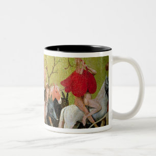 Caneca De Café Em Dois Tons O jardim de prazeres terrestres: Alegoria de