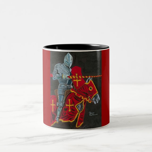 Caneca De Café Em Dois Tons o jouster (Centro)