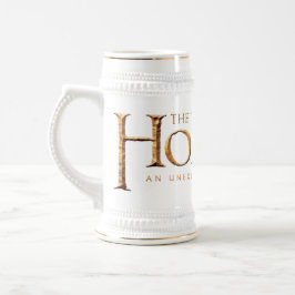 Caneca De Café Em Dois Tons O logotipo de hobbit é texturizado