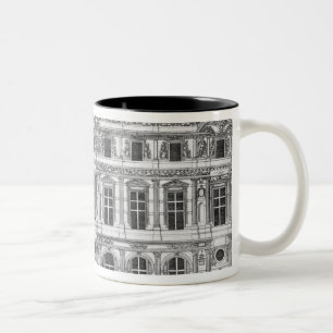 Caneca De Café Em Dois Tons O Louvre