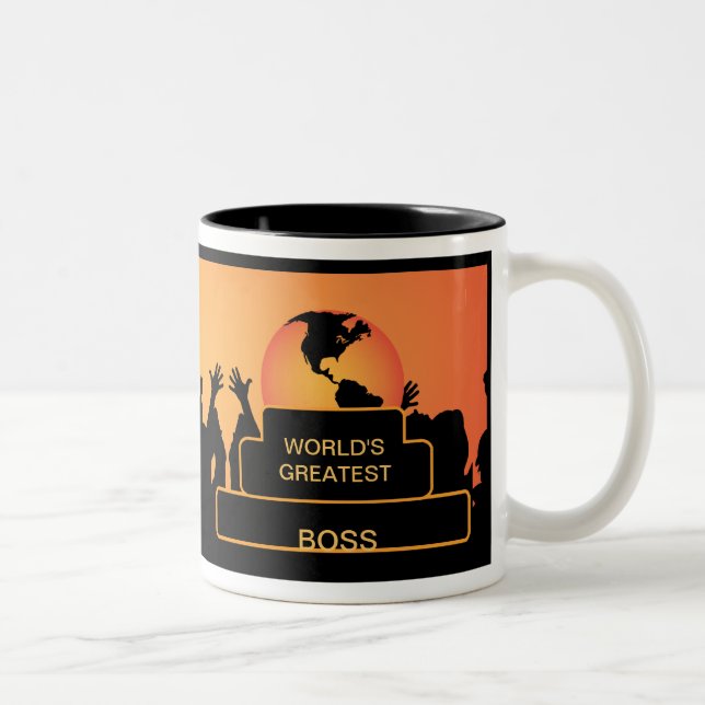 Caneca De Café Em Dois Tons O maior Mug do Mundo Aplausos (Direita)