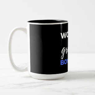Caneca De Café Em Dois Tons O maior Namorado do mundo