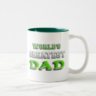 Caneca De Café Em Dois Tons O maior Pai do mundo