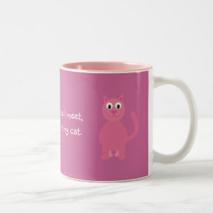 Caneca De Café Em Dois Tons O mais amor de I meu rosa customizável da caridad