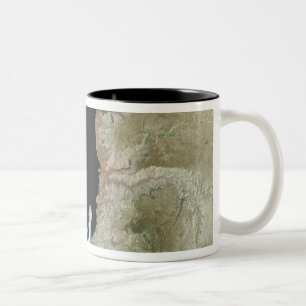 Caneca De Café Em Dois Tons O Mar Morto