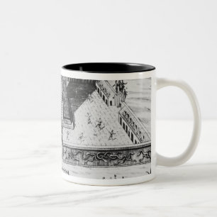 Caneca De Café Em Dois Tons O Mayor de Templo em Tenochtitlan