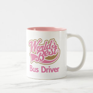 Caneca De Café Em Dois Tons O melhor condutor de autocarro dos mundos