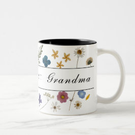 Caneca De Café Em Dois Tons O melhor Dia de as mães da vovó do mundo