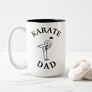 Caneca De Café Em Dois Tons O melhor do "PAI KARATÉ" nunca! Dia dos pais