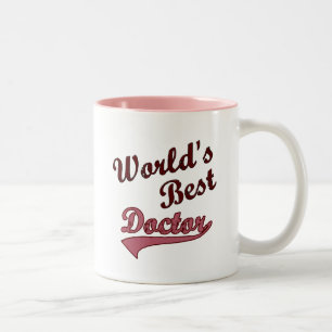 Caneca De Café Em Dois Tons O melhor doutor do mundo