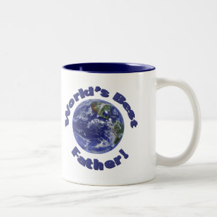 Caneca De Café Em Dois Tons O melhor pai do mundo