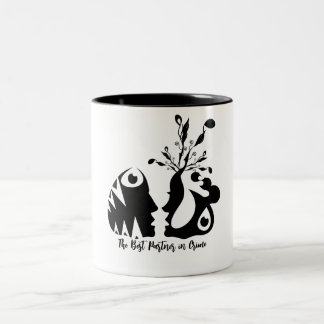Caneca De Café Em Dois Tons o melhor parceiro em matéria de criminalidade