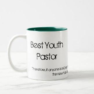 Caneca De Café Em Dois Tons O melhor pastor da juventude
