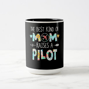 Caneca De Café Em Dois Tons O Melhor Piloto Da Mãe Raise É O Melhor Presente