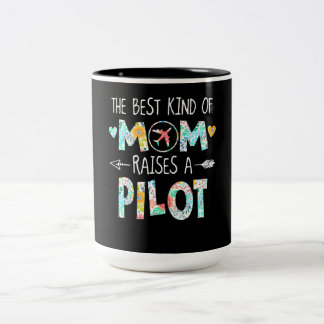Caneca De Café Em Dois Tons O Melhor Piloto Da Mãe Raise É O Melhor Presente