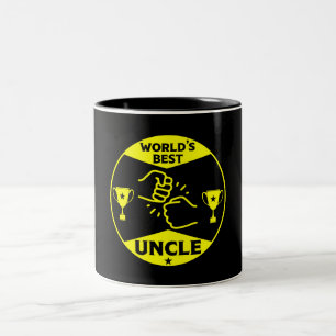 Caneca De Café Em Dois Tons O melhor tio do mundo