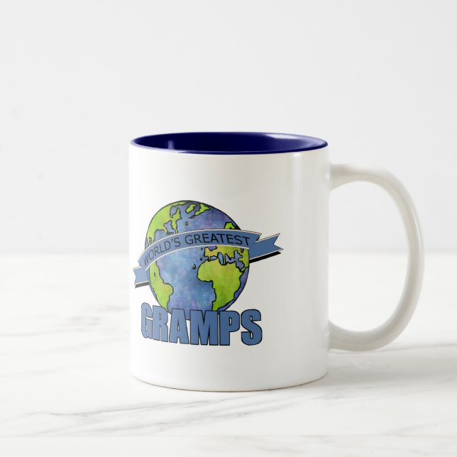 Caneca De Café Em Dois Tons O Melhor Vô do Mundo (Direita)