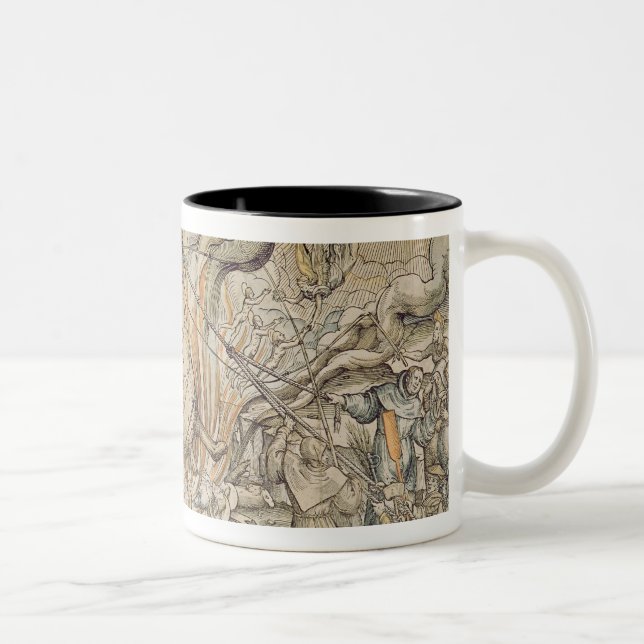 Caneca De Café Em Dois Tons O melting pot Toppling (Direita)