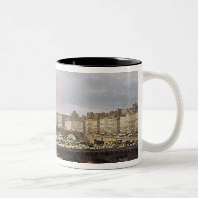 Caneca De Café Em Dois Tons O mercado da flor, 1832 (Direita)
