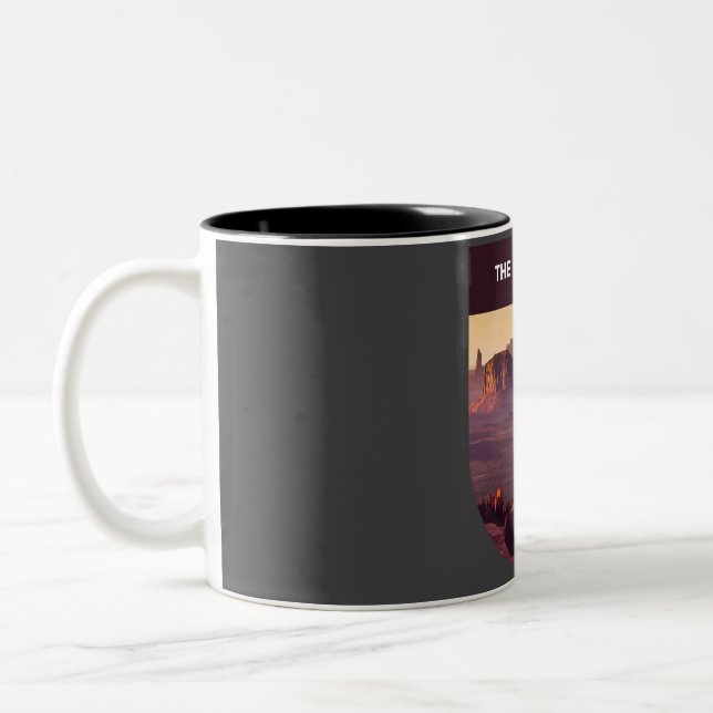 Caneca De Café Em Dois Tons O Mesa da Caça (Esquerda)