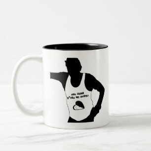 Caneca De Café Em Dois Tons O MEU PAÍS É MODELA - Jogos de Palavras