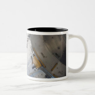 Caneca De Café Em Dois Tons O módulo pressurizado japonês Kibo