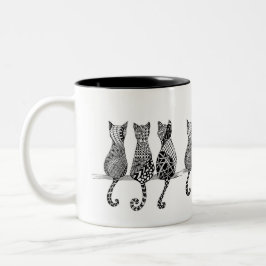 Caneca De Café Em Dois Tons O Moinho do Gato