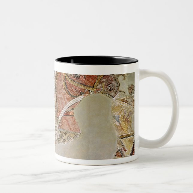 Caneca De Café Em Dois Tons O mosaico de Alexander (Direita)