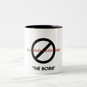 Caneca De Café Em Dois Tons O Mug Doméstico do Chefe