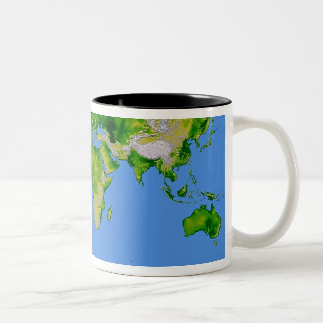 Caneca De Café Em Dois Tons O mundo (Direita)