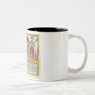Caneca De Café Em Dois Tons O nariz e o Frost, russo, fim do século XVIII