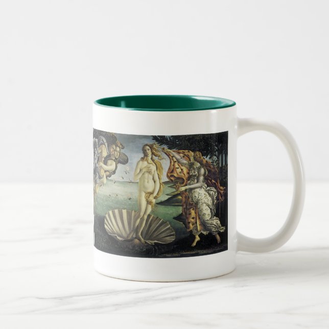 Caneca De Café Em Dois Tons O Nascimento de Vênus (Direita)