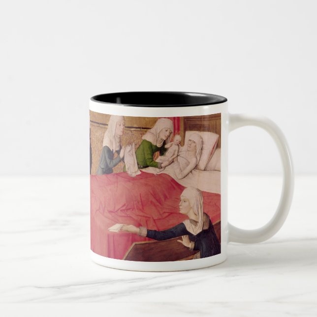 Caneca De Café Em Dois Tons O nascimento do Virgin (Direita)