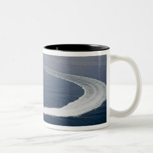 Caneca De Café Em Dois Tons O navio de combate litoral Independência 4