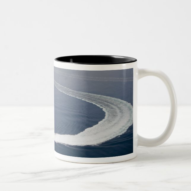 Caneca De Café Em Dois Tons O navio de combate litoral Independência 4 (Direita)