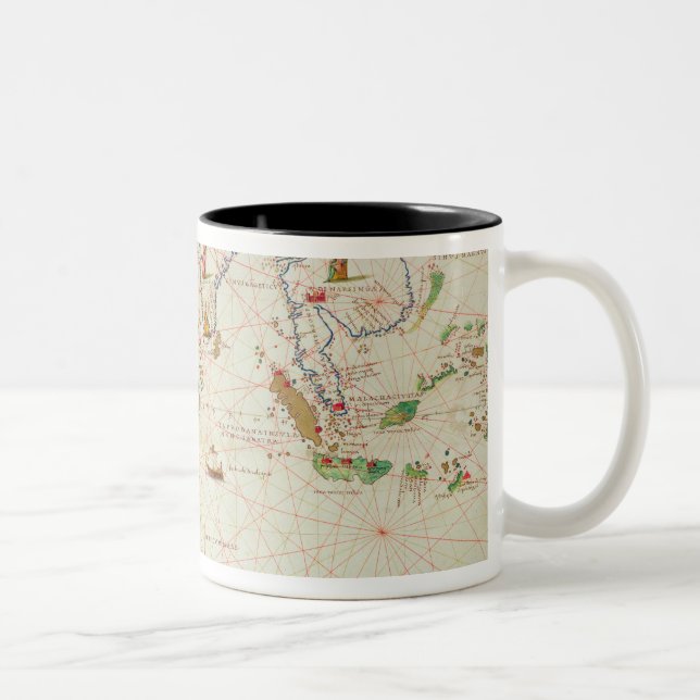 Caneca De Café Em Dois Tons O Oceano Índico (Direita)