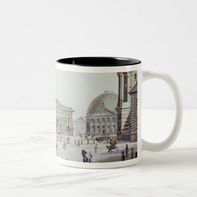 Caneca De Café Em Dois Tons O Opernplatz, Berlim (Direita)