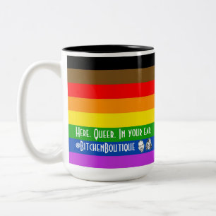 Caneca De Café Em Dois Tons O Orgulho/Vidas Negras Importam Mug