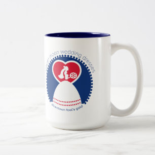 Caneca De Café Em Dois Tons O ouro dos Caneca-Tolos de papel do boutique do