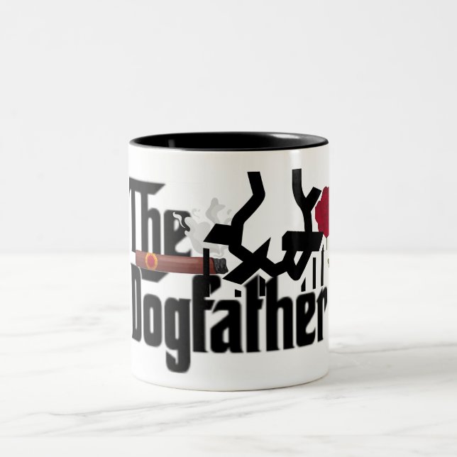 Caneca De Café Em Dois Tons O Pai do Cachorro (Centro)