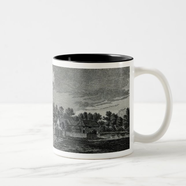 Caneca De Café Em Dois Tons O palácio episcopal antigo de Bromley (Direita)
