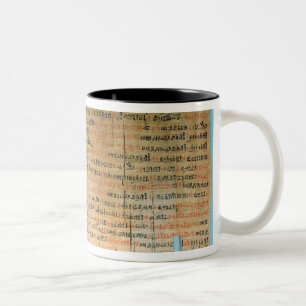 Caneca De Café Em Dois Tons O papiro médico de Chester Beatty