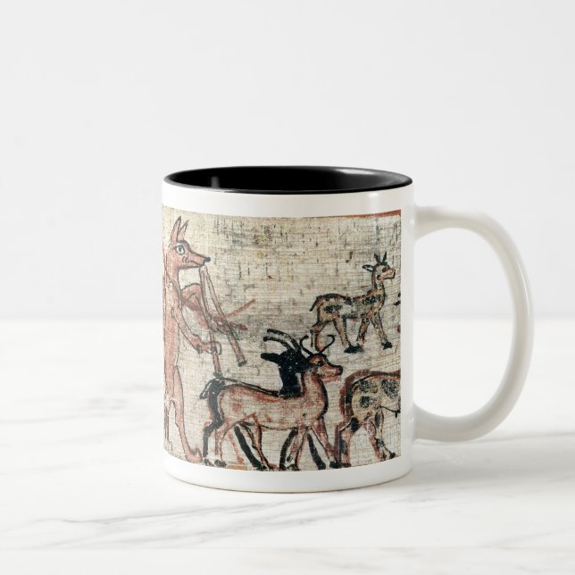 Caneca De Café Em Dois Tons O papiro Satirical (Direita)