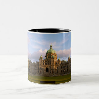 Caneca De Café Em Dois Tons O parlamento que constrói Victoria agride BC