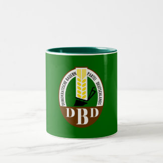Caneca De Café Em Dois Tons O partido Democrática do fazendeiro oriental