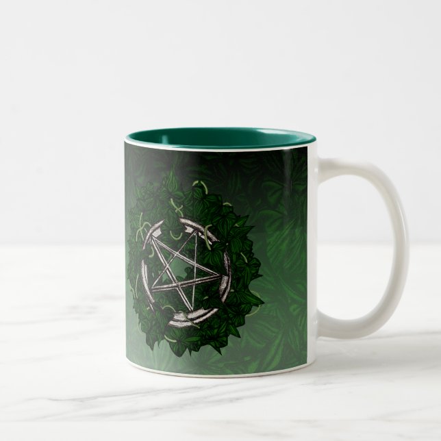 Caneca De Café Em Dois Tons O Pentáculo e a Ivy (Direita)