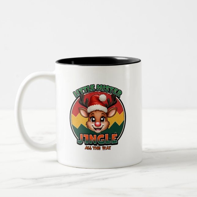 Caneca De Café Em Dois Tons O Pequeno Senhor Jingle. (Esquerda)