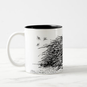 Caneca De Café Em Dois Tons O porco- Honeyed do Quill